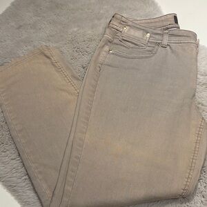 Chico's Light Tan Straight Leg Jeans